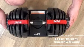 Раскройте свой фитнес-потенциал с регулируемыми гантелями IMFIT! Легко меняйте свои тренировки!