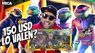 NECA LO PONE DIFICIL | NECA TMNT CARTOON: PUNK DISGUISE TURTLES 4PACK - UNBOXING / REVIEW EN ESPAÑOL