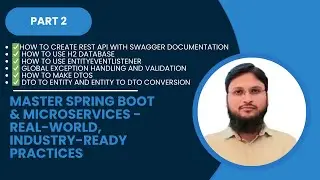 Lecture 2  Spring Boot REST API Fundamentals with Swagger, H2, DTO & Exception Handling