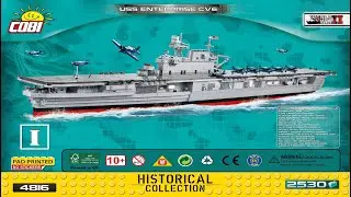 Cobi Instructions | Small Army / WW2 | 4816 | USS Enterprise (CV-6) (Book 1)