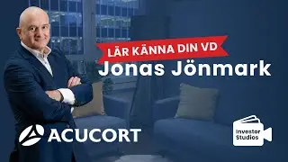 L&auml;r k&auml;nna din VD: Jonas J&ouml;nmark, AcuCort