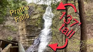 It&rsquo;s springtime for Pratt&rsquo;s Falls in Pompey- a wonderful waterfall to see!