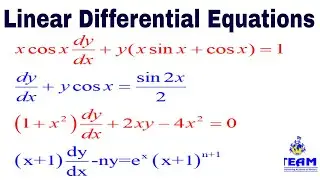 Linear Differential Equation Problems