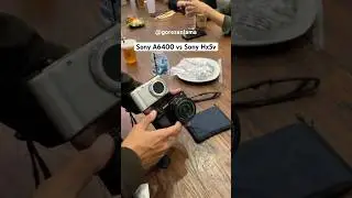 Sony HX5V vs Sony A6400 #digicam #sony #sonyalpha #oldcamera #mirrorless