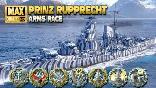 Успешная первая игра с линкором Prinz Rupprecht - World of Warships