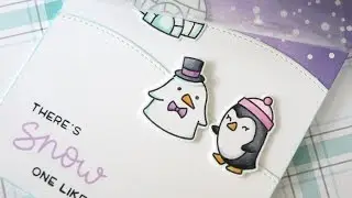 How to make a two layer snowy scene