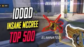 NRG IDDQD IMPOSSIBLE MCCREE!! BEST MCCREE? [ OVERWATCH SEASON 6 TOP 500 ]