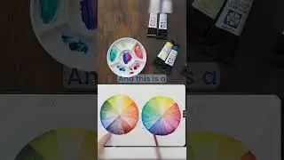 Comparing Watercolor Color Wheels - RYB vs CMY