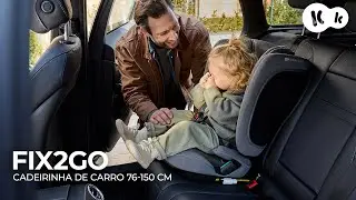 FIX2GO i-Size cadeira auto Kinderkraft | Ajust&aacute;vel, dobr&aacute;vel e segura 76&ndash;150 cm