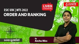 ORDER AND RANKING : ESIC UDC|MTS 2022