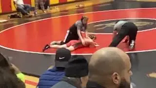 Grayson wrestling at Rotolo, middle school, Batavia Bulldogs ￼