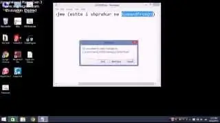My own email hacking program in albanian language