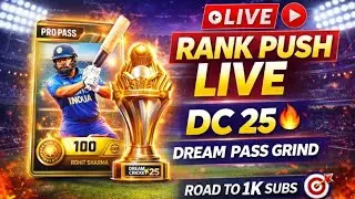 DC 25 LIVE 🔴 Rank Push Begins | Dream Pass Grind | Road To 1K Subs 🎯 | Giveaway Soon 🎁 |