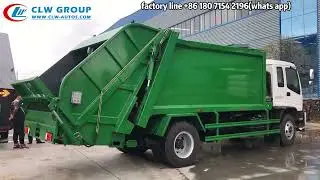 ISUZU FTR 12CBM Garbage Compactor Truck Refuse Compression Truck for Waste Collection and Disposal