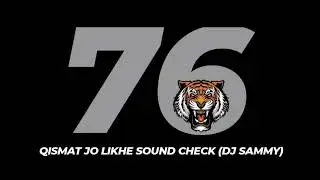 𝐐𝐈𝐒𝐌𝐀𝐓 𝐉𝐎 𝐋𝐈𝐊𝐇𝐄 🎧👑 𝐒𝐎𝐔𝐍𝐃 𝐂𝐇𝐄𝐂𝐊 𝐃𝐉 𝐒𝐀𝐌𝐌𝐘 76 #djsammy #unreleased #viral #akkalkot