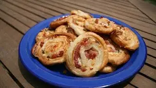 Petits roulés lardon, gruyère pour l'apéro : toujours aussi bons !