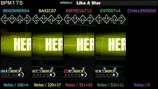 DDR / Like A Star - SINGLE (DanceDanceRevolution A3)