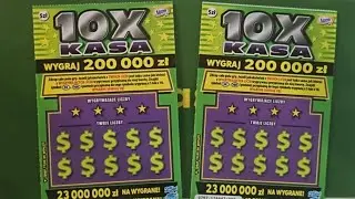 Zdrapki Lotto 🎲 10X KASA #0757 💰 PREMIERA 👉 10 sztuk