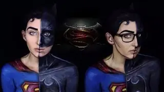 Batman v Superman Makeup Tutorial (Half & Half Look)