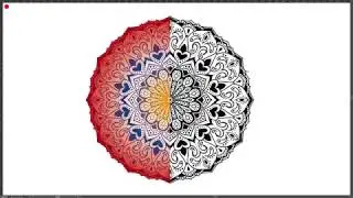 Creating mandala pattern in Adobe Illustrator