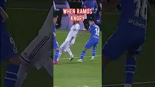 When ramos gets angry😈 #ramos #angry #sigma #viral #shorts #football