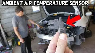 AMBIENT AIR TEMPERATURE SENSOR LOCATION REPLACEMENT DODGE DART