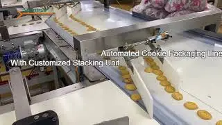 Automatic cookie packing line with customized stacking unit  - Soontrue Packaging Solutions