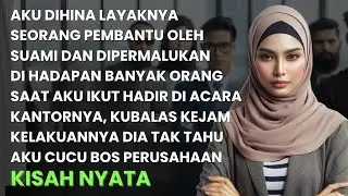 AKU DI HINA LAYAKNYA PEMBANTU JELEK OLEH SUAMI DI ACARA KANTOR - KINI KUBUAT DIA MALU SENDIRI