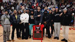 Chet Holmgren Gets High School Jersey Retired at Minnehaha Academy | OKC Thunder