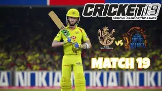 IPL 2021 RCB v CSK Match 19 | Cricket 19 PC Gameplay 1080P 60FPS