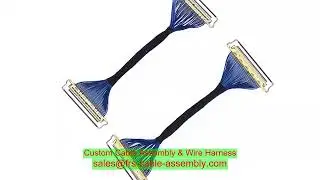 Sealed Grommet Microcoax Cable Potted For Vibration Custom Length Order Price Per Meter Bulk
