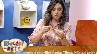 Porta vasos de fieltro - limón