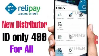 Rnfi Relipay New Id cost for Distributor Id only 499 Full Details @DailyBusinessOfficial