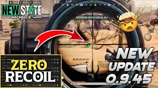PUBG NEW STATE! I find A Zero Recoil Sensitivity In February Update 0.9.45  Play With LAGNA Map🥵