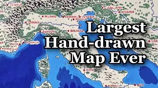I Want to Create the Largest Hand-drawn Map in the World!