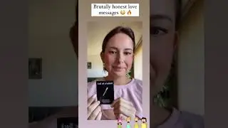 ✨😳❤️ BRUTALLY HONEST LOVE MESSAGES!! ❤️😳✨ #tarot #freetarotreading