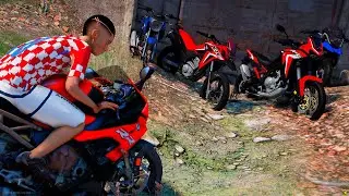 GTA V: MODS - N&Atilde;O ACREDITO ESSE TUNEL TA CHEIO DE MOTO ABANDONADA no GTA 5 O FILME