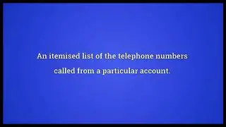 Call history Meaning | Wordogram