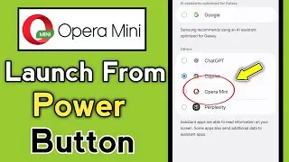 How To Open/launch Operamini From Power Button