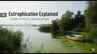 Eutrophication :  Process By Which A Body Of Water Becomes Overly Enriched With Nutrients