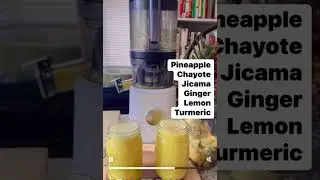 Tropical Juice | Pineapple, Chayote, Jicama, Ginger, Lemon & Turmeric