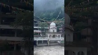 Rising Waters at Manikaran Sahib | Parvati River Swells! 🌊🙏 #shorts