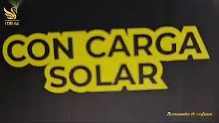 Linterna Led solar y cargador movil con gancho e iman COB 10W 750lm EDM