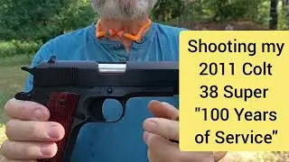 Shooting my 38 Super 2011 Colt O2991 