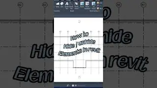 How to hide/unhide elements in revitRevit tutorial 💡Contacts:Email: Vibestudio404@gmail.com