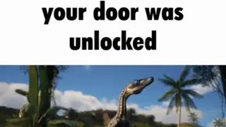 Troodon jumpscare (the isle meme)