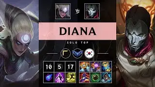 Diana Top vs Jhin - KR Diamond Patch 25.13