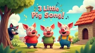 Three Little Pigs - Preschool songs|Nursery Rhymes & Kids Song 