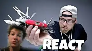 I WANT IT (REACT) THE CRAZIEST SWISS ARMY KNIFE (Unbox Therapy)