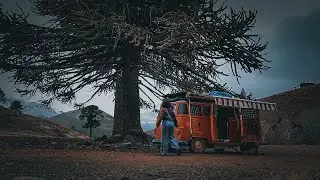 Camping in the Andes Mountains | Driving Our 1988 VW Van in the Snow | Vanlife ASMR